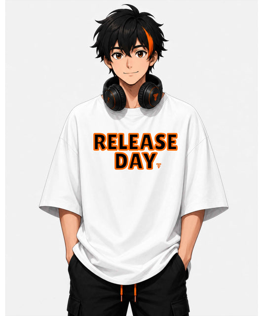 Release Day | Premium Developer Oversized Graphic T-Shirt