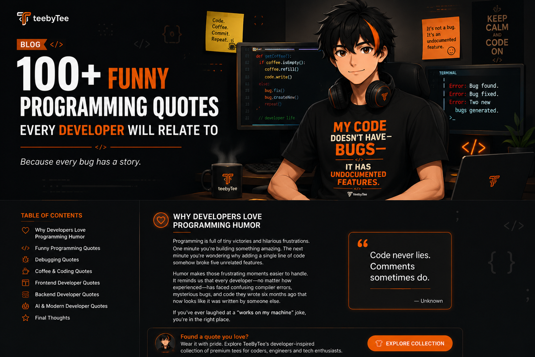 100+ Funny Programming Quotes That Every Developer Will Relate To
