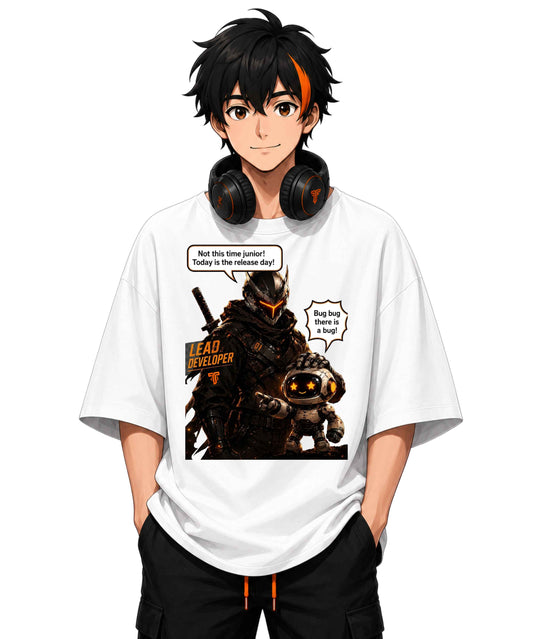 Not This Time, Junior! | Funny Lead Developer Anime T-Shirt for Engineers