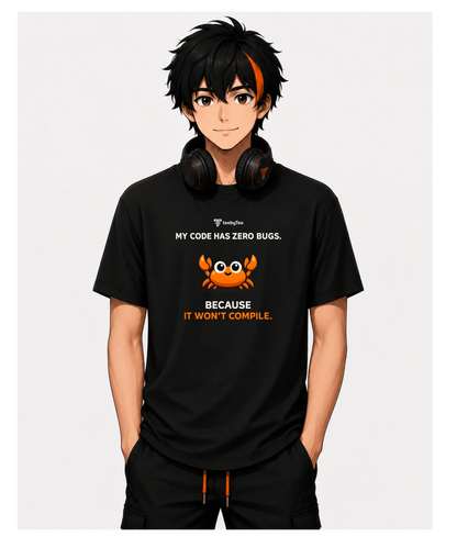 My Code Has Zero Bugs. Because It Won't Compile. | Funny Developer T-Shirt