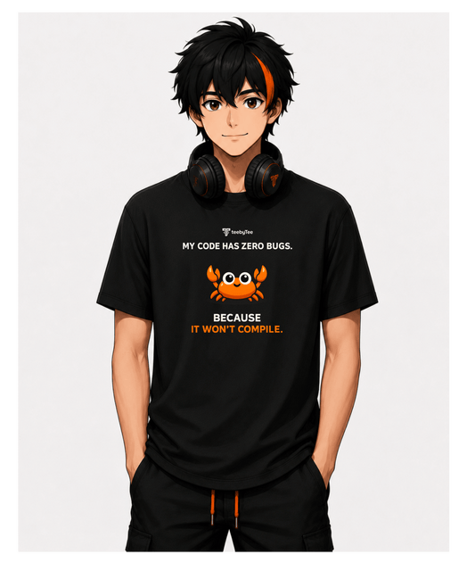 My Code Has Zero Bugs. Because It Won't Compile. | Funny Developer T-Shirt