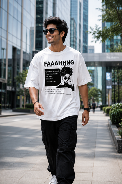 FAAAHHHHNG | Premium Developer Graphic Oversized T-Shirt for Programmers