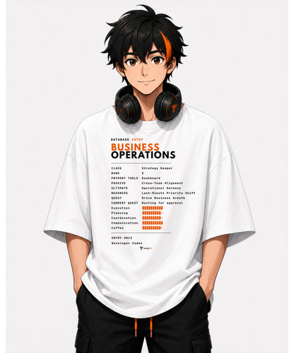 Business Operations | Developer Codex #012 | Ultra Premium Oversized Terry T-Shirt