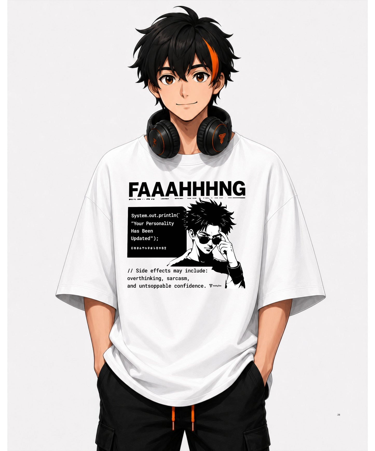 FAAAHHHHNG | Premium Developer Graphic Oversized T-Shirt for Programmers