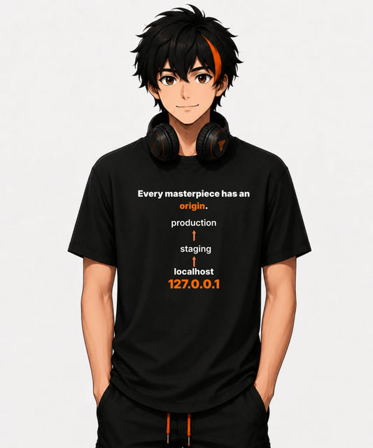 Every Masterpiece Has an Origin | Premium Developer Graphic T-Shirt