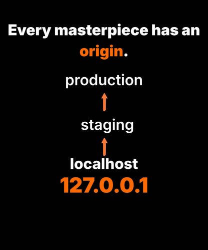 Every Masterpiece Has an Origin | Premium Developer Graphic T-Shirt